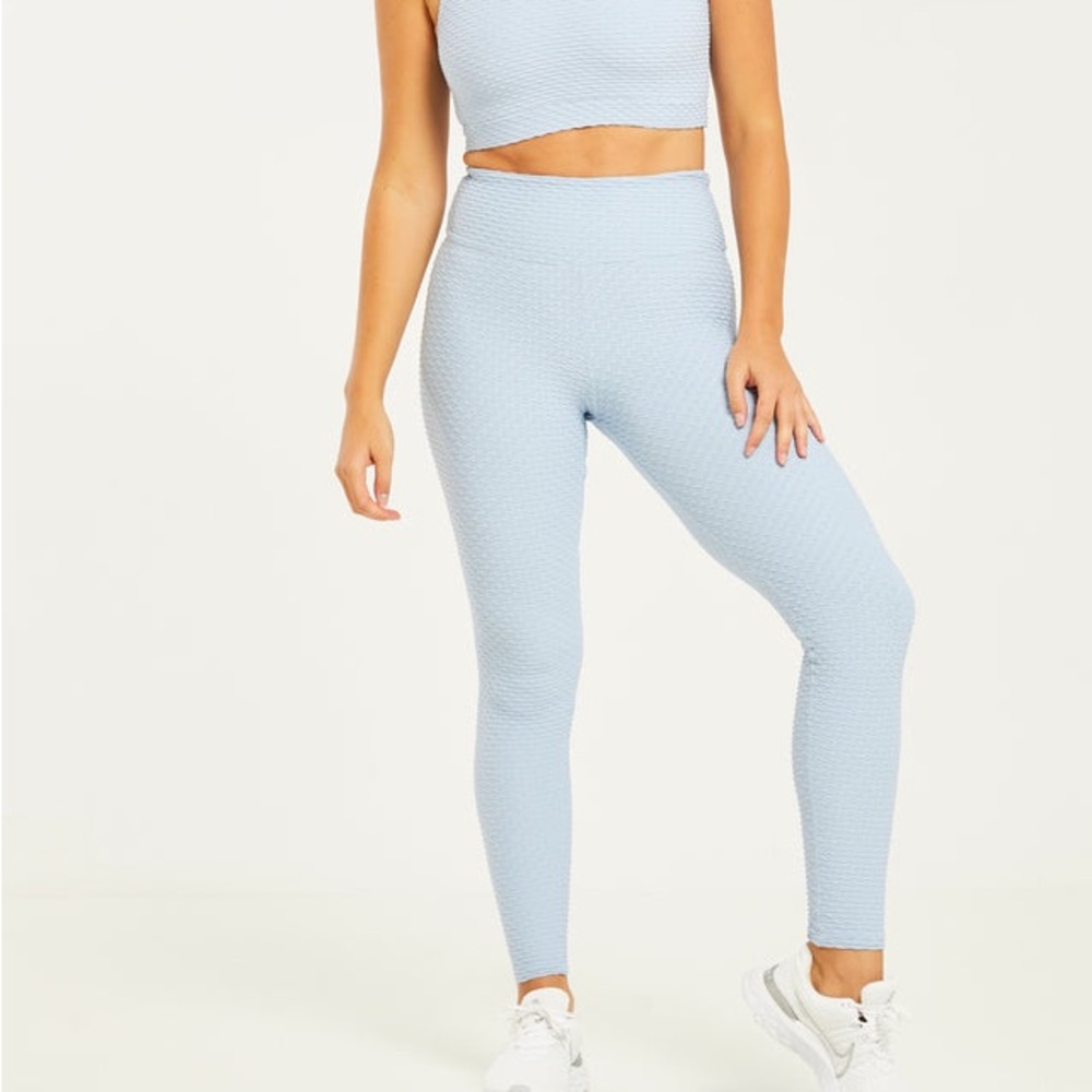 NWOT Croco Skin Leggings Something Blue OS / fits XS S M L